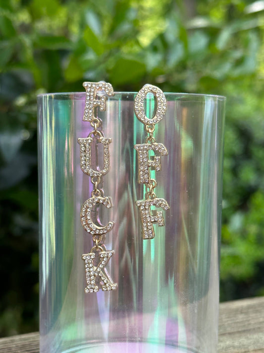 The elegant dangle drop design adds movement and sophistication, making these earrings a standout accessory, perfect gift for party girls, bachelorette events.