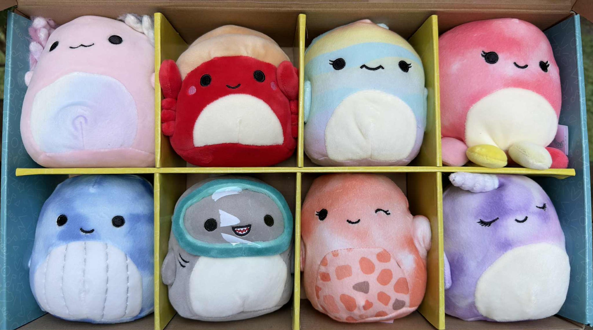 soft plush toys set of 8 baby-safe stuffed animals for babies and toddlers