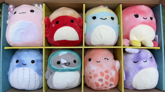 soft plush toys set of 8 baby-safe stuffed animals for babies and toddlers