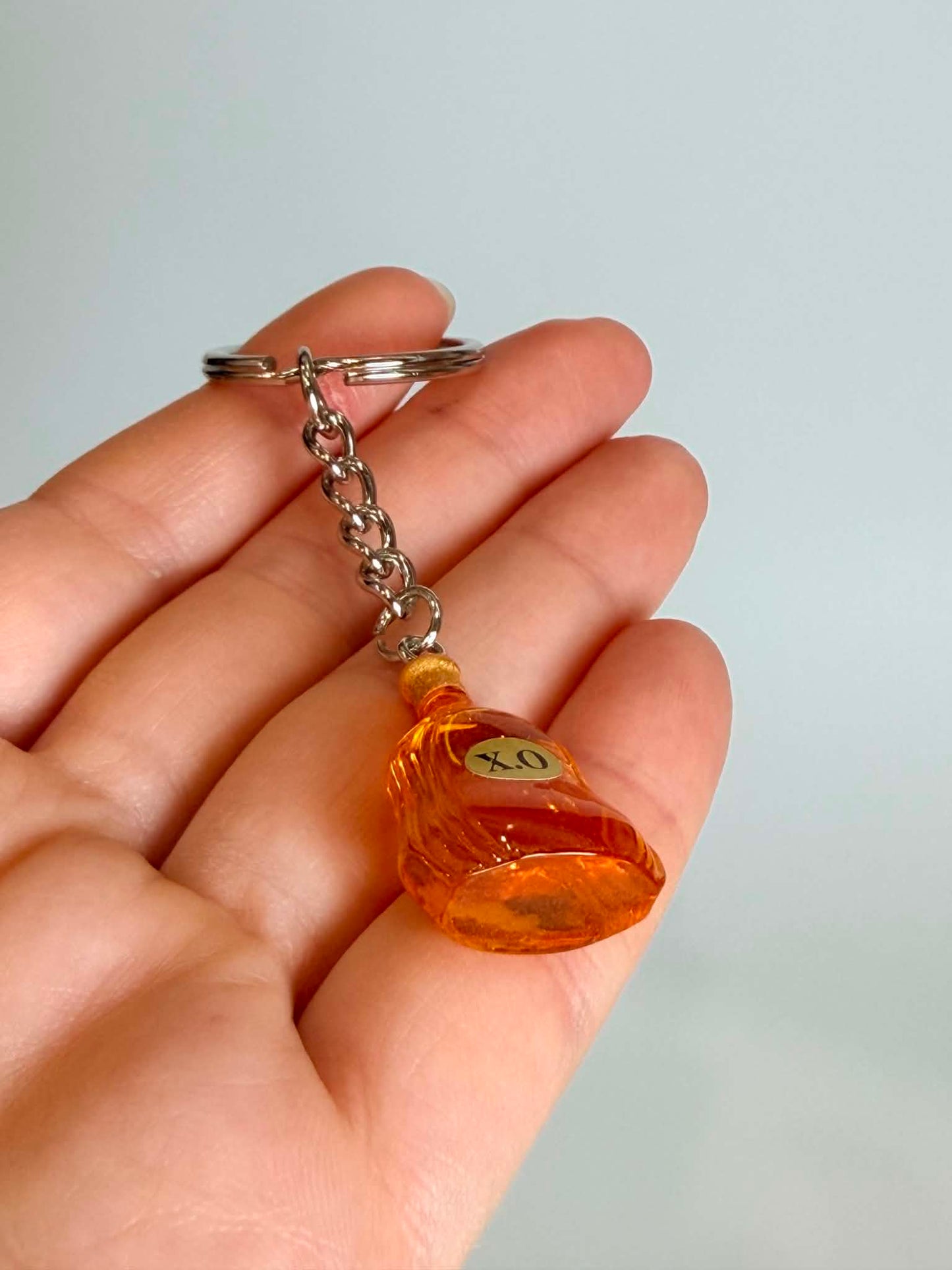 Mini drink Bottle Keychain. Cute Accessory for Bags, Keys and Gifts