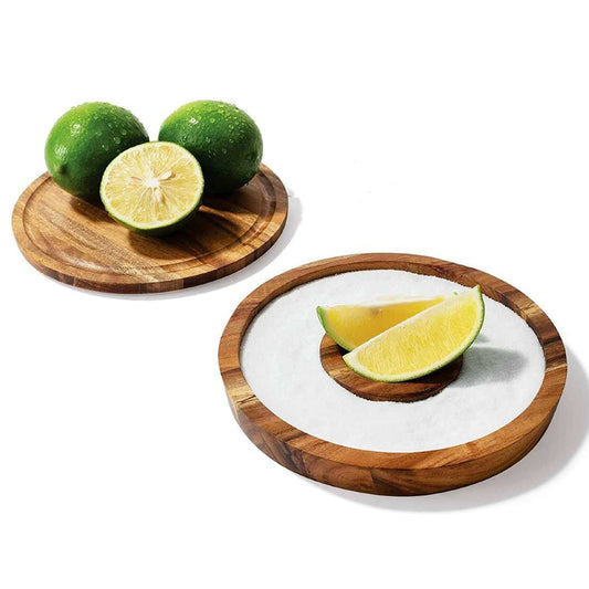 Wooden Margarita Salt And Sugar Rimmer - 1 Single Circle
