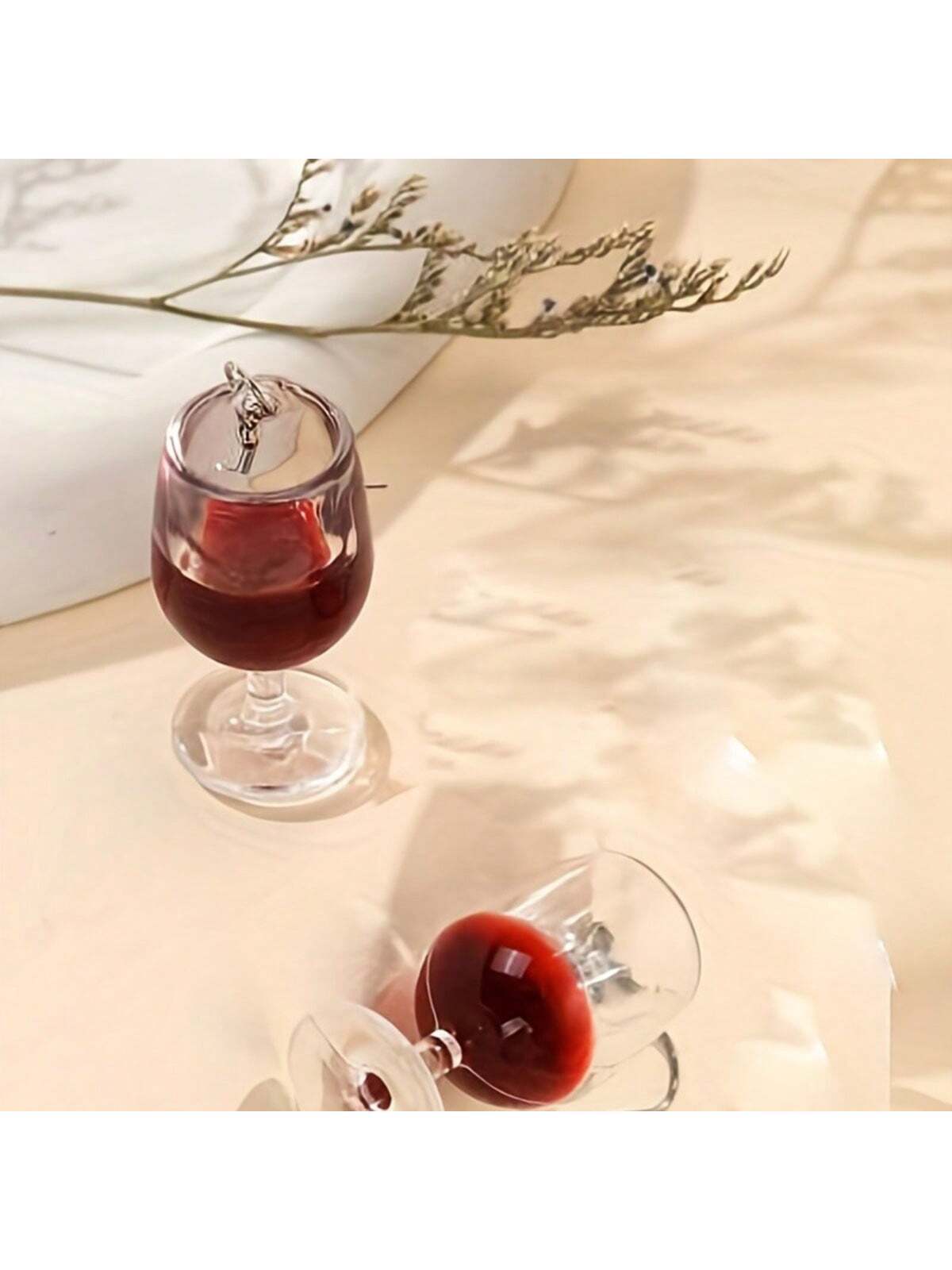 Elegant Earring Wine Glass