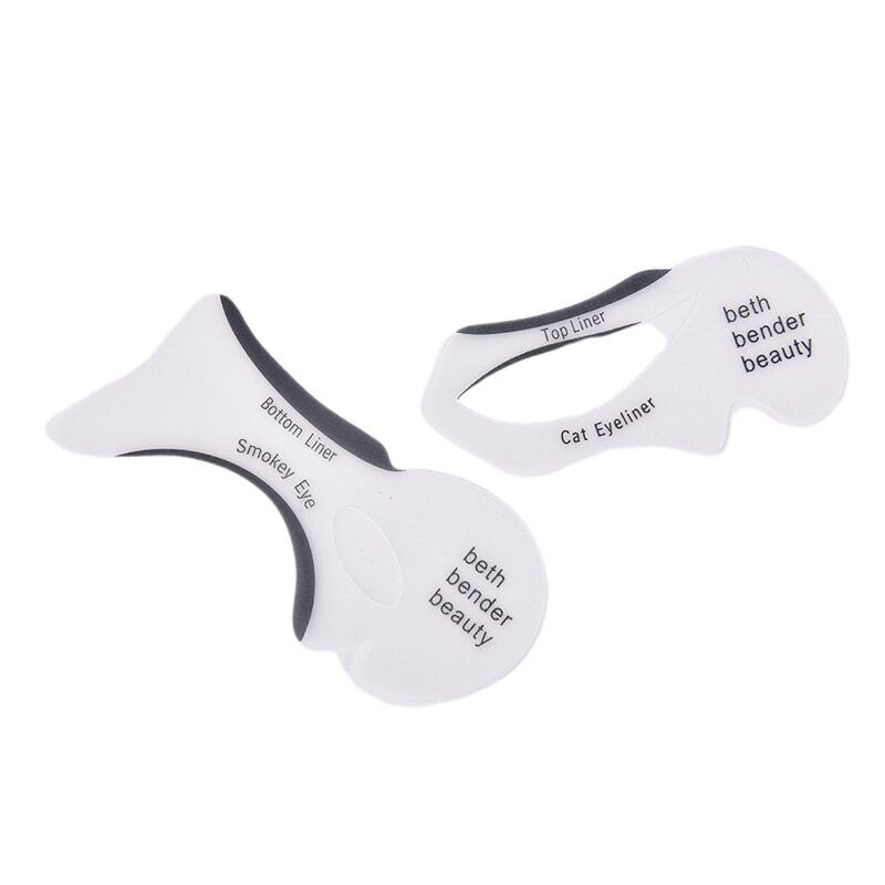 eyeliner eyeshadow stencil guide cat eye smokey eye makeup tool set